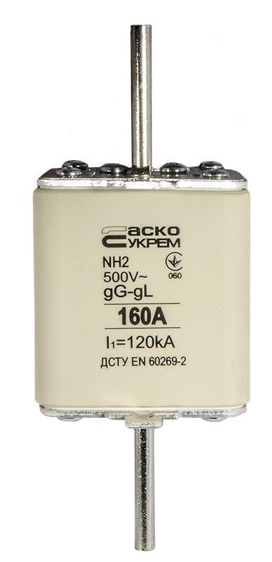 Предохранитель ножевой АСКО-Укрем NH2 160A gG с плавкой вставкой (A0050010034)