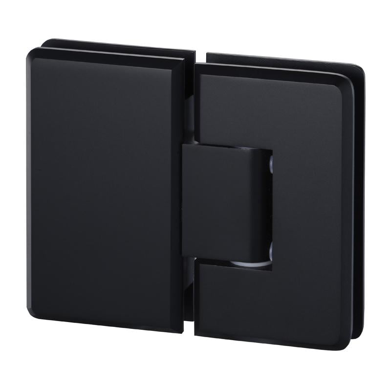 Петля для душової кабіни HDL-303-f-blk для скла скло-скло 180° нержавіча сталь