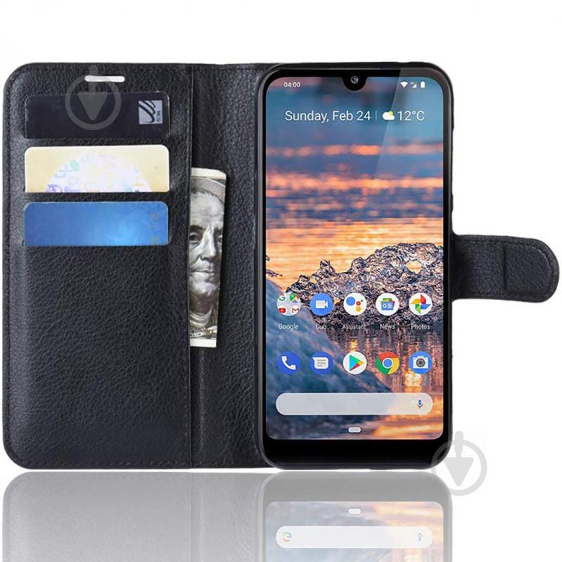 Чохол-книжка Litchie Wallet для Nokia 4.2 Чорний (arbc5579) - фото 3