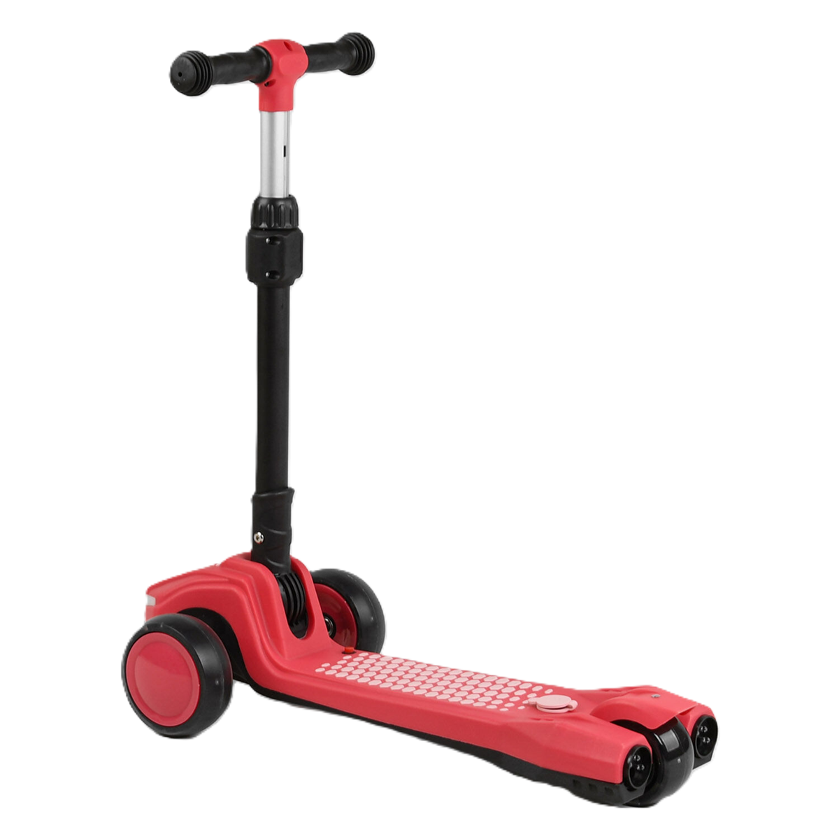 Самокат триколісний Best Scooter LT-11746/4 пластмасовий з парогенератором/складане кермо/звук машини/дим/світло/колеса PU 120х35 мм (25232554)