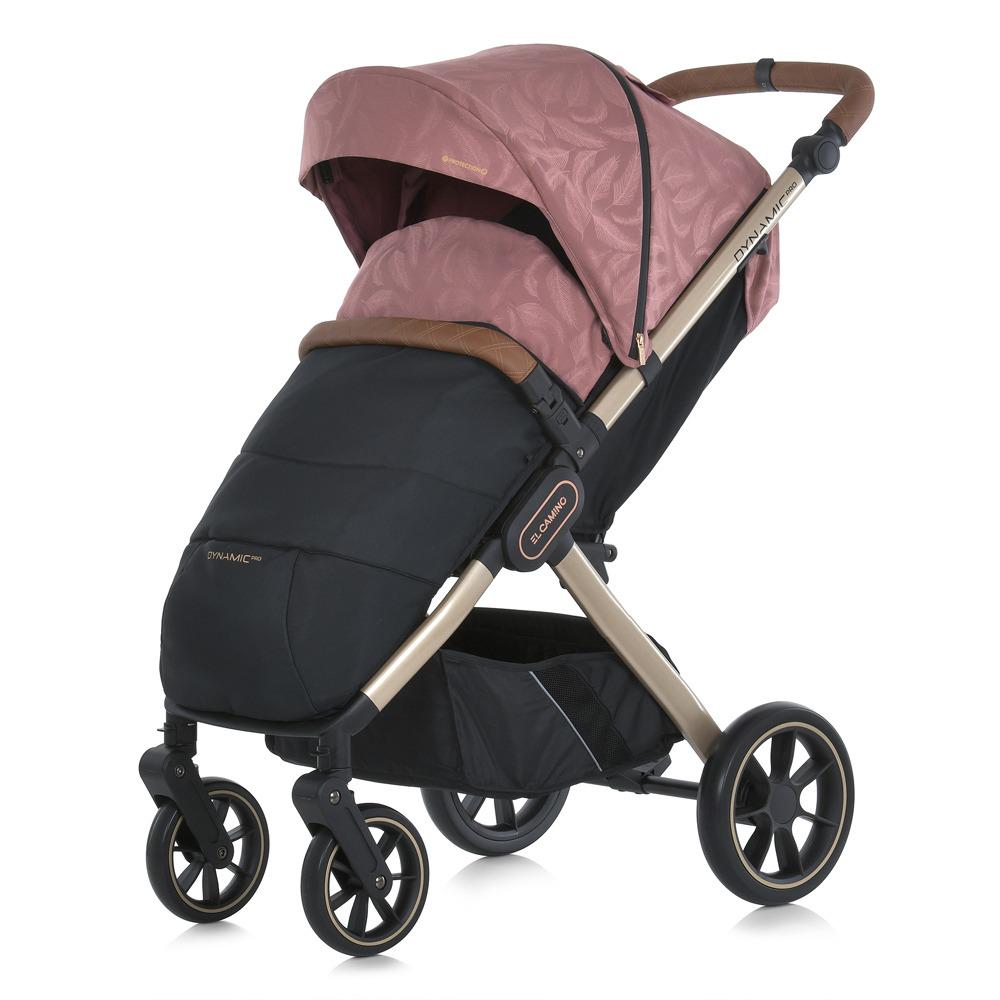 Детская коляска El Camino Special ME 1053G-2 DYNAMIC PRO до 22 кг прогулочная регулируемая ручка 3 положения спинки Pink - фото 3 Детская коляска El Camino Special ME 1053G-2 DYNAMIC PRO до 22 кг прогулочная регулируемая ручка 3 положения спинки Pink - фото 3