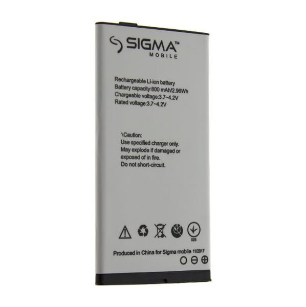 Аккумулятор sigma comfort 50 slim (10114068)