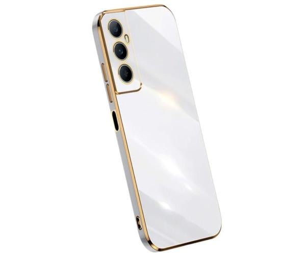 Чехол накладка Silicone Adds 6D для Realme C65 4G Белый Чехол накладка Silicone Adds 6D для Realme C65 4G Белый
