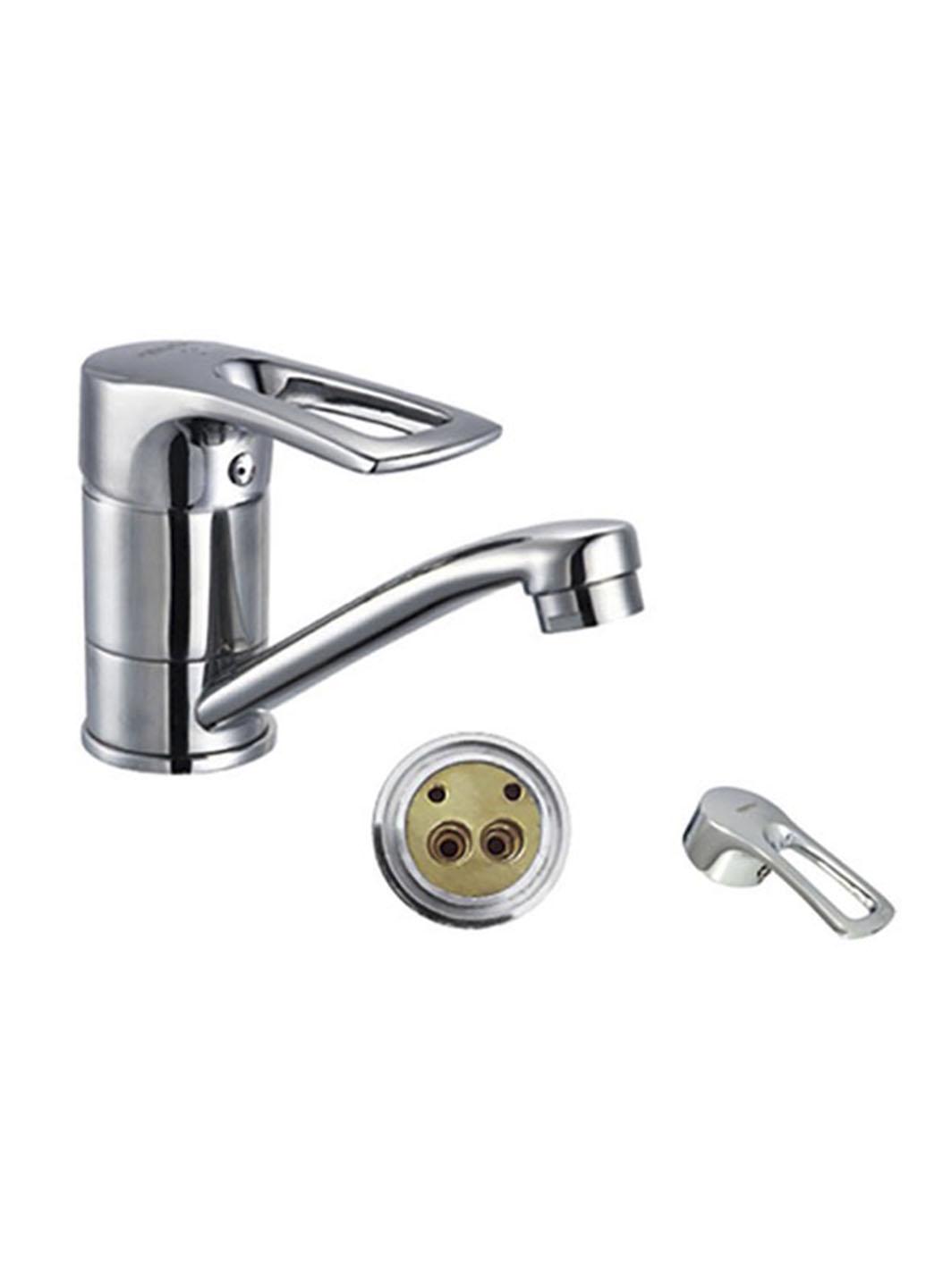 Смеситель для умывальника Zerix pan- B 181 латунь Серый (mega03222)