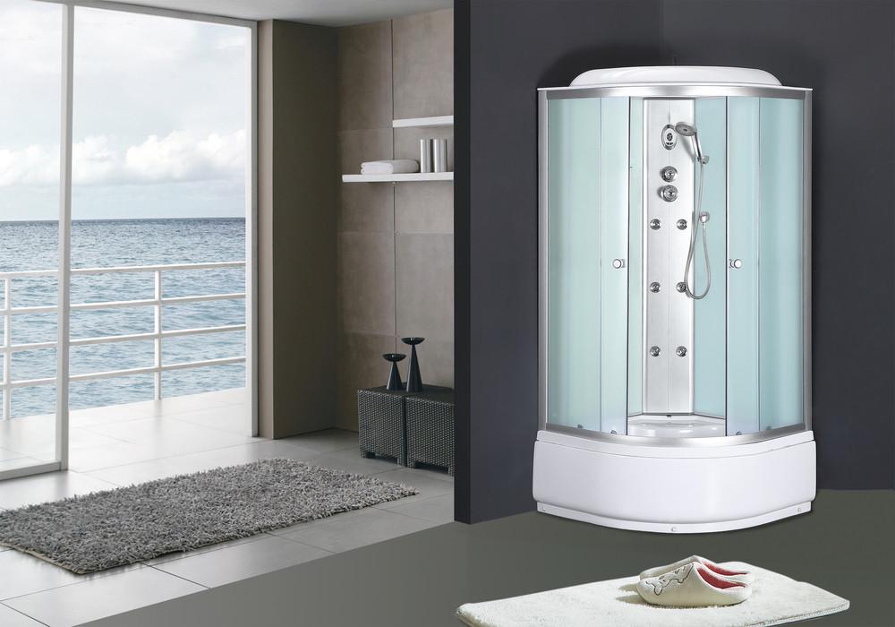 Бокс душевой MIXXUS STRONG SBH01-90x90x215-FB с гидромассажем с высоким поддоном Satin (MI6888) - фото 7 Бокс душевой MIXXUS STRONG SBH01-90x90x215-FB с гидромассажем с высоким поддоном Satin (MI6888) - фото 7