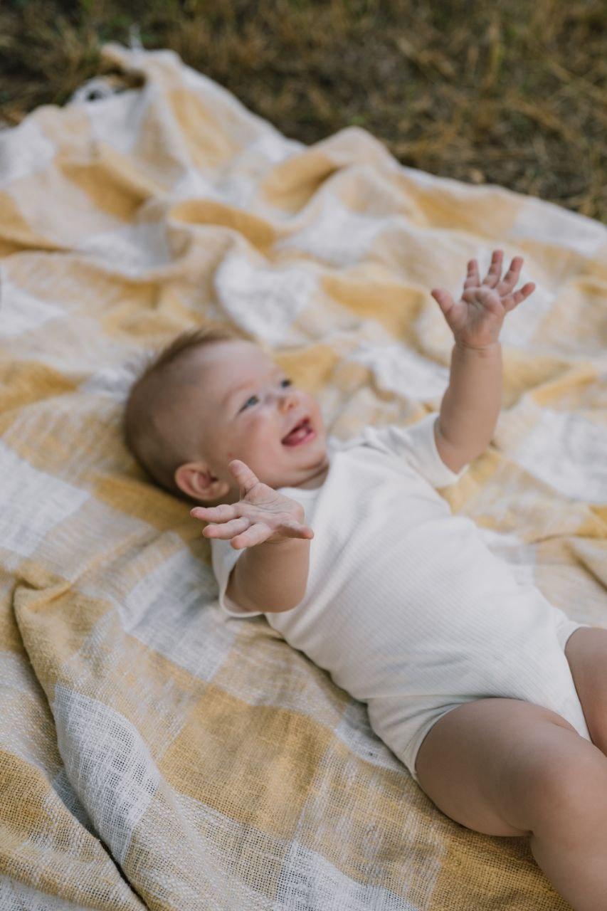 Боди детское интерлок рубчик с коротким рукавом 56 см Молочный (2685931522) - фото 2 Боди детское интерлок рубчик с коротким рукавом 56 см Молочный (2685931522) - фото 2