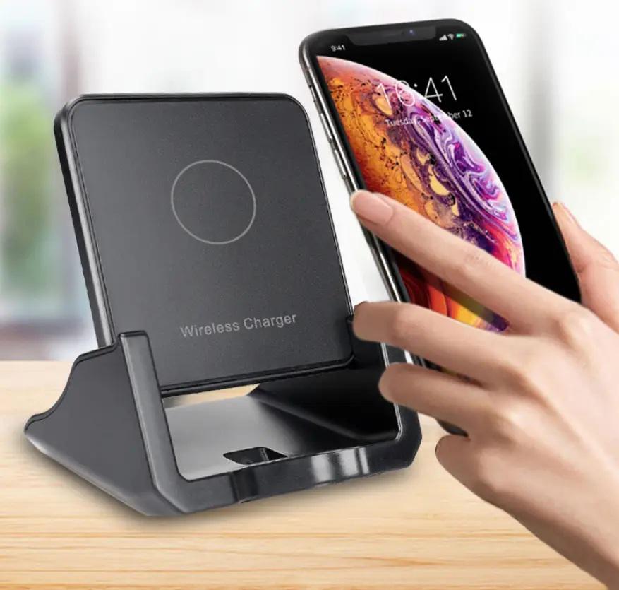 Зарядний пристрій до телефону і інших гаджетів 15 Вт Чорний - фото 4