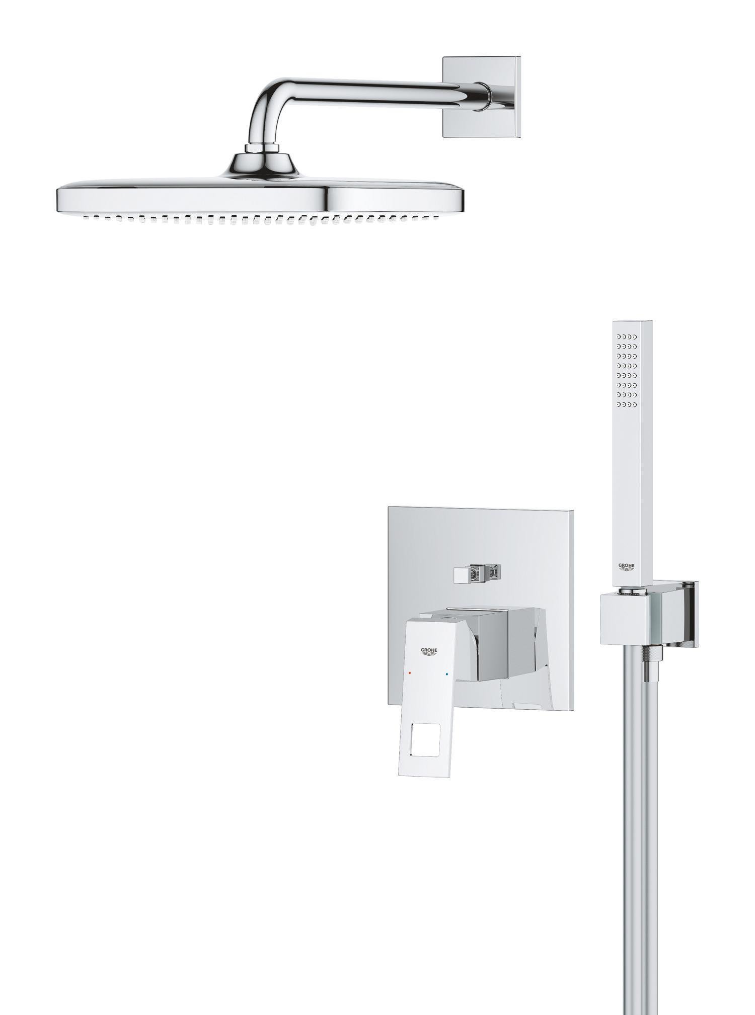 Душова система прихована Grohe Eurocube Tempesta 250 Cube (25289000) - фото 4 Душова система прихована Grohe Eurocube Tempesta 250 Cube (25289000) - фото 4