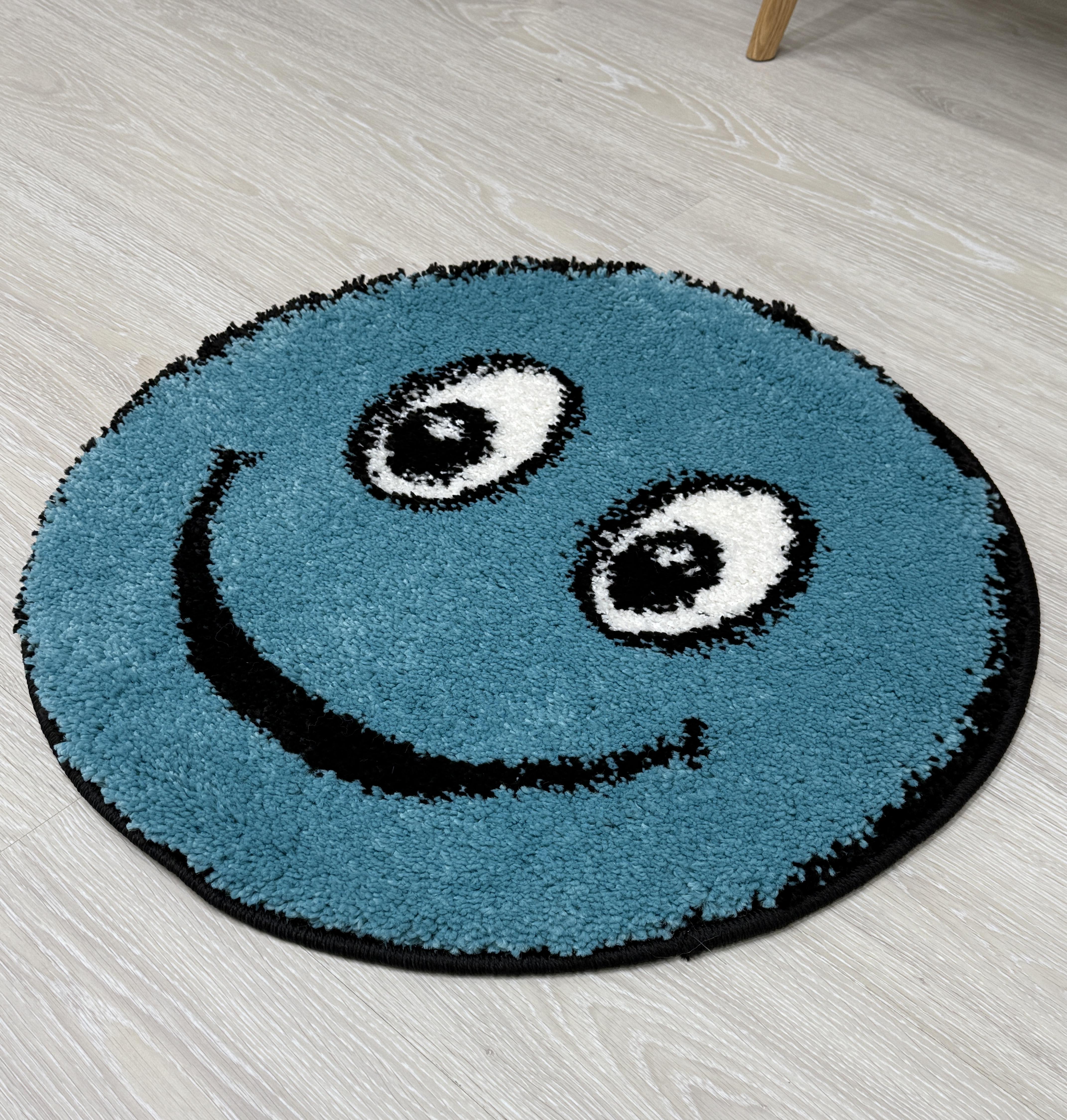 Ковер Smile Fantasy круг 67x67 см Голубой (12003A/33121) - фото 3