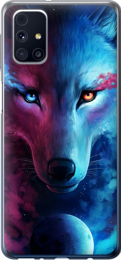 Чехол на Samsung Galaxy M31s M317F Арт-волк (3999u-2055-42517) Чехол на Samsung Galaxy M31s M317F Арт-волк (3999u-2055-42517)