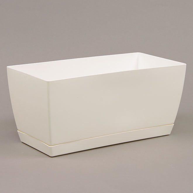 Кактусовка пластмассовая Flora Coubi CASE 30 см 91732 Белый (DR012945)