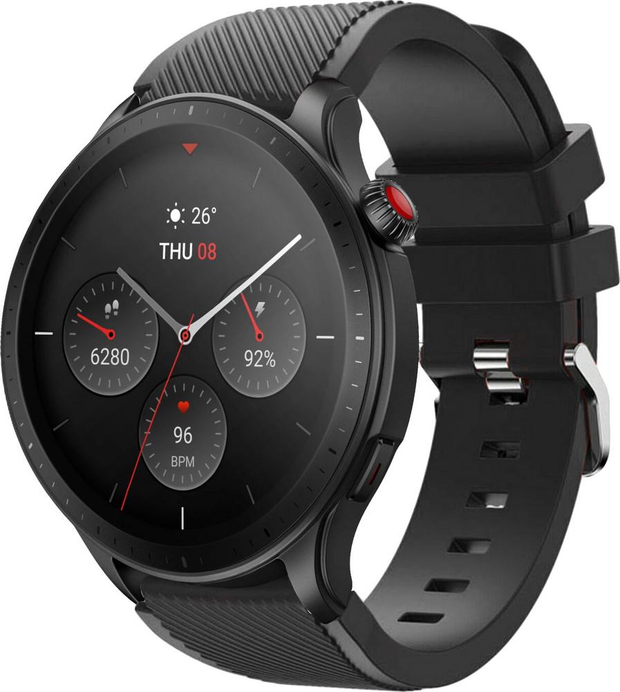 Ремешок Cross для Amazfit GTR 4 Black (28667-2B) - фото 1