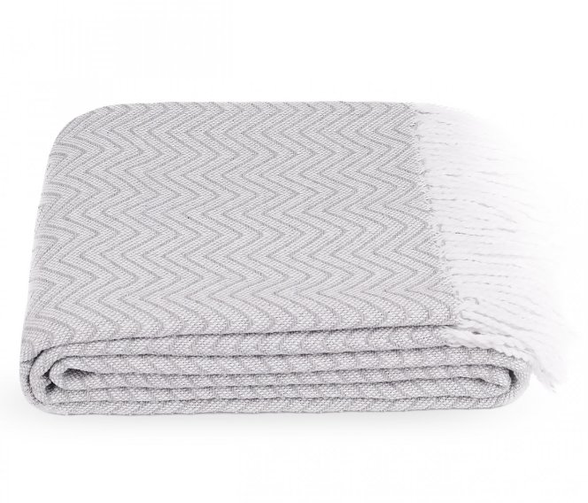 Плед Lanavitta Віола 140х200 см Сірий (CN28674)