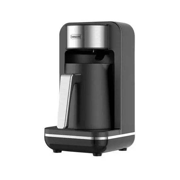 Электрическая турка для кофе Sokany SK-0137 250 мл Черный/Хром