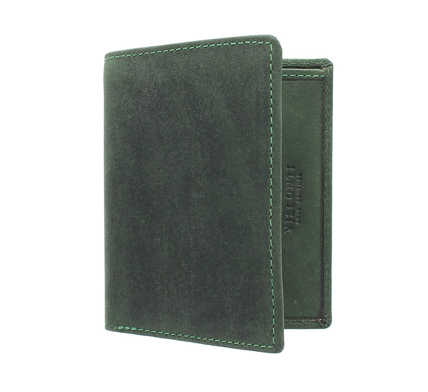 Кошелек мужской кожаный Visconti 705 OIL GREEN