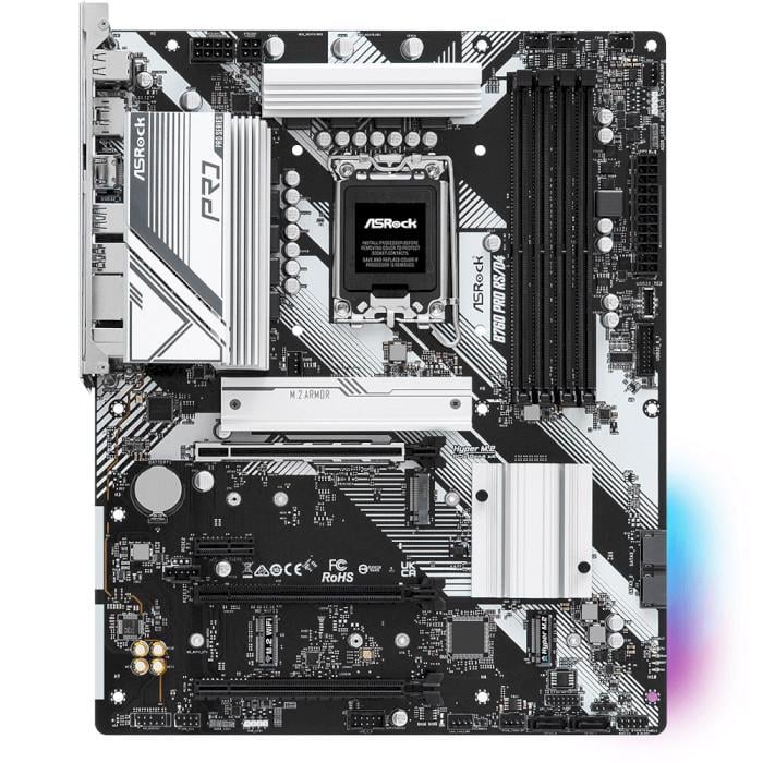 Материнская плата ASRock B760 PRO RS/D4 Black (30835495)