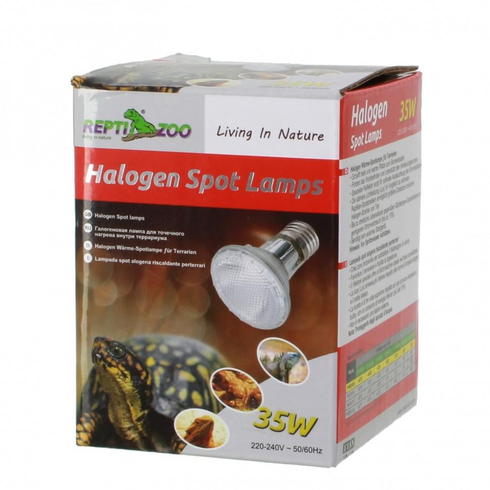 Лампа галогенова точкового нагріву UVA Repti-Zoo Spot lamp для рептилій та птахів 35W (RZ-PAR2035) - фото 1 Лампа галогенова точкового нагріву UVA Repti-Zoo Spot lamp для рептилій та птахів 35W (RZ-PAR2035) - фото 1