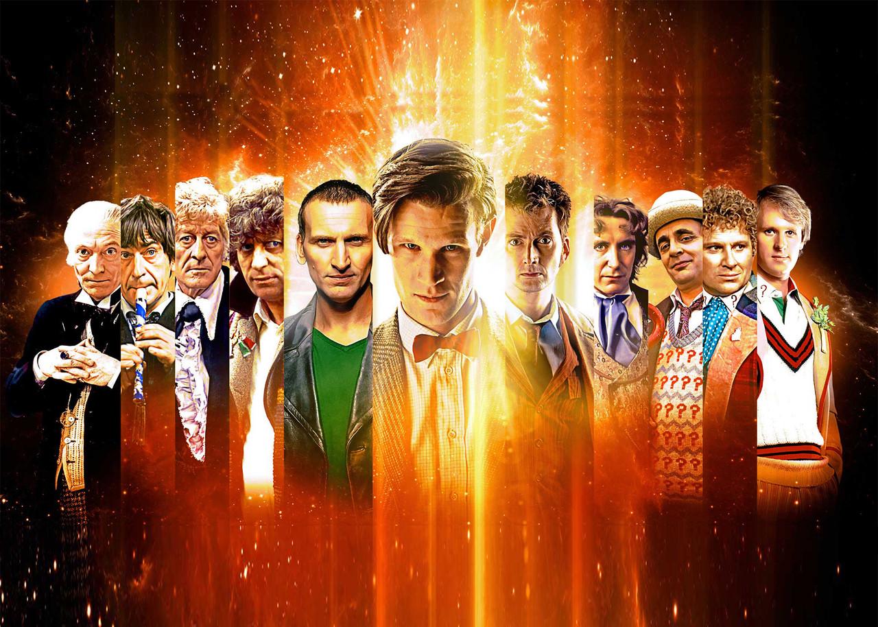 Картина постер Gee! Doctor Who доктор кто все 60х40 см DW 09.002