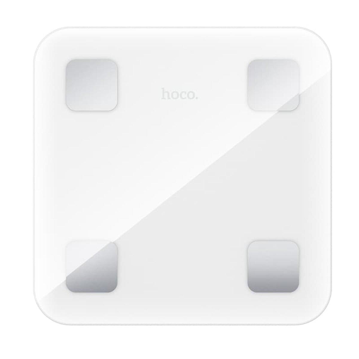Смарт-ваги підлогові Hoco HI21 Smart body fat scale 3xAAA до 180 кг White (6942007624121) - фото 5
