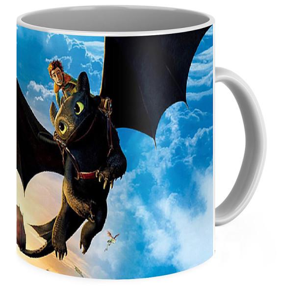 Чашка Как приручить дракона в небе (HD.02.02)