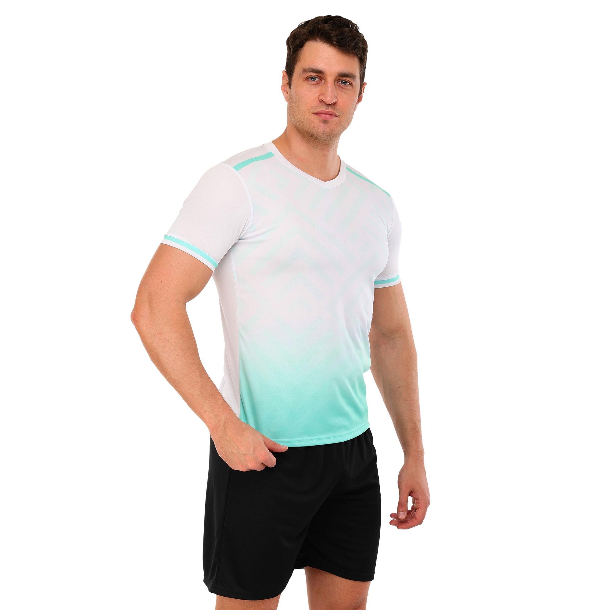 Форма футбольная комплект Lingo D8853 футболка/шорты полиэстер 4XS Белый-черный (D8853_Белый-черный_4XS)