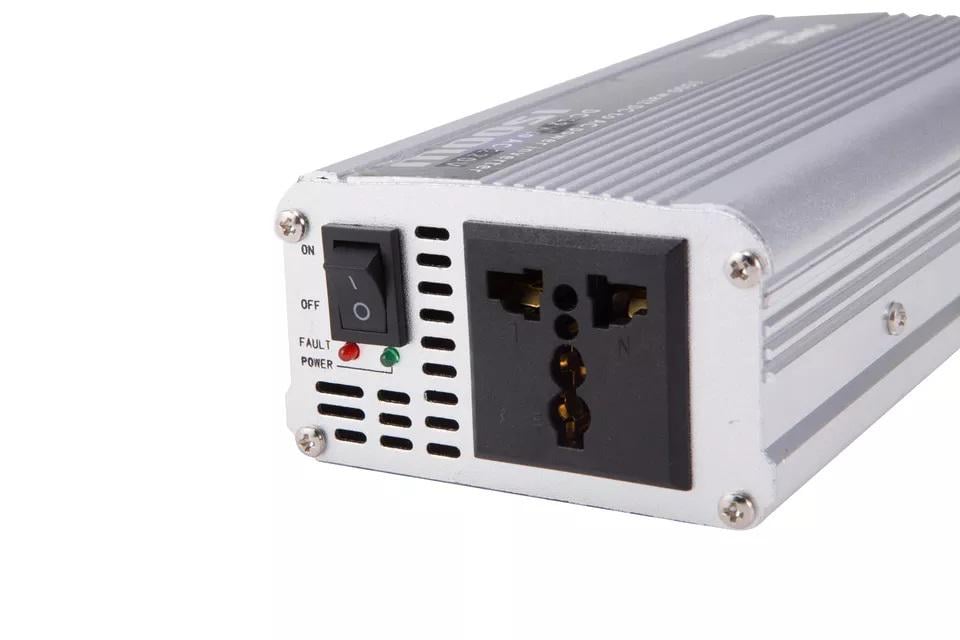 Перетворювач напруги Інвертор AC/DC 12V-220 V 1500 W UKC Power Inverter Silver - фото 5