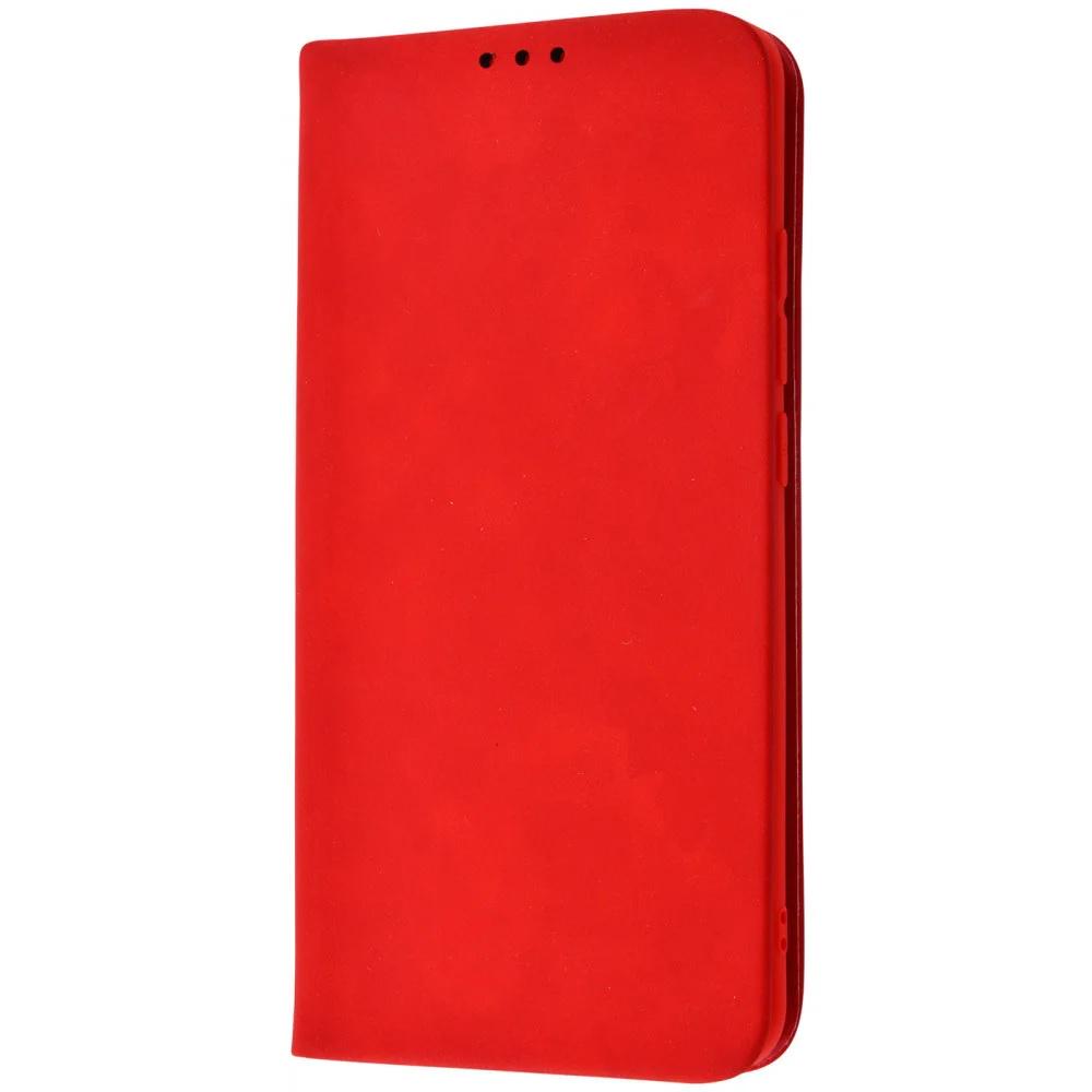 Шкіряний чохол книжка Wave Flip для Xiaomi Redmi Note 10 Pro Red