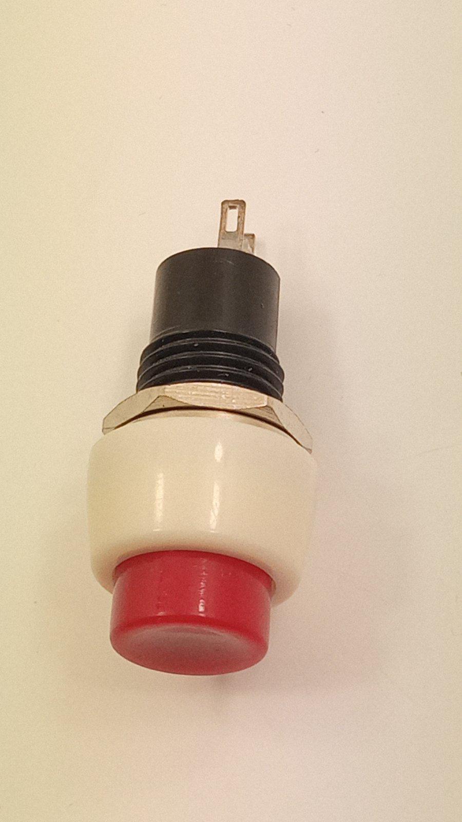 Кнопка без фіксації DS-451 10 мм Червоний (32452)