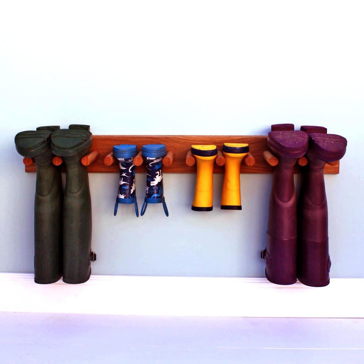 Полка для рабочей обуви из дерева Начанг 10 Савоярди (РОБ-100815)