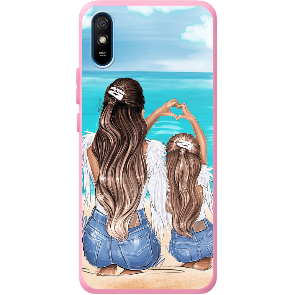 Чехол BoxFace Xiaomi Redmi 9A Family Vacation Розовый силикон (40304-up2380-41931)