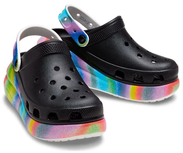 Сабо Crocs Classic Crush Spray Dye р. W9/EUR 39-40 Black/Multicolor (9367854)