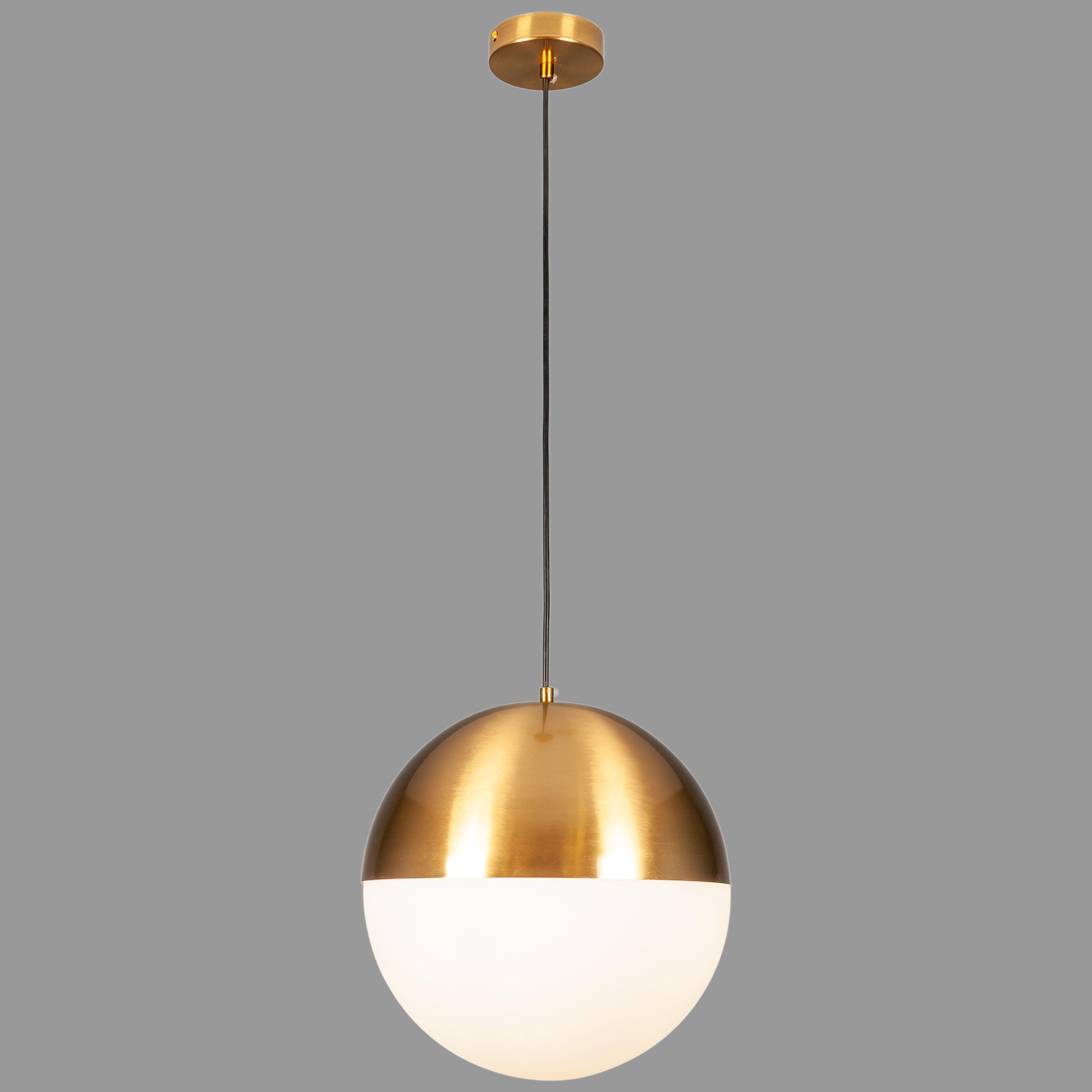 Підвісний світильник Сфера 30см Бронзовий (52-9815-1(300) BRZ+WH) BRZ+WH)