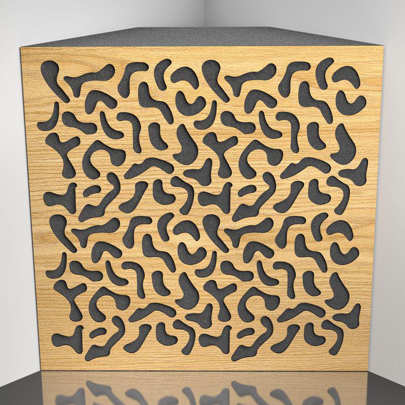 Бас ловушка Ecosound Boomerang Sherwood 50х50 см 150 мм Светлый дуб (1434)