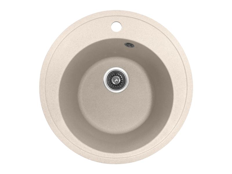 Мойка для кухни PoliComposite M01 Кремовый
