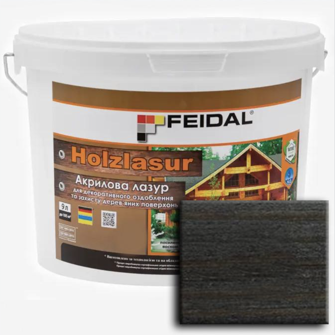 Лазур акрилова Feidal Holzlasur 9 л Венге (27581733) - фото 1