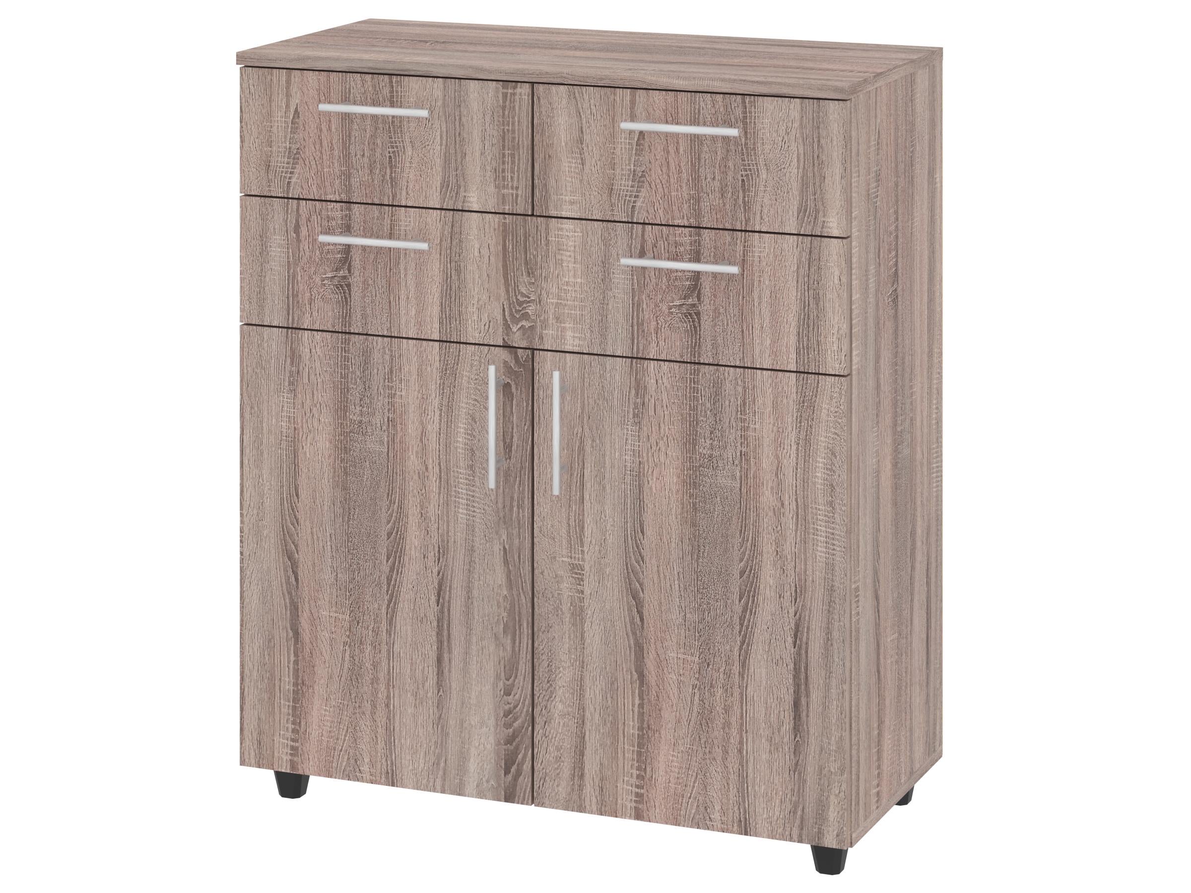 Комод з шухлядами PEHOTIN К-3+2 ДСП 80х38х94 см Трюфель (PN-100465)