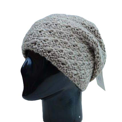 Шапка з помпоном Lirus Венеція 56-58 см Бежевий (33363)