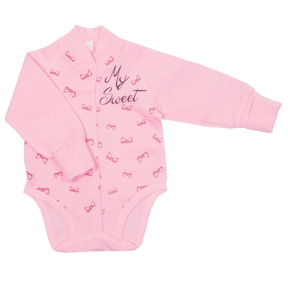 Боди детское хлопковое для девочки на кнопках Gabbi BD-02-1-18 Цветочный принт 62 см Розовый (11317) Боди детское хлопковое для девочки на кнопках Gabbi BD-02-1-18 Цветочный принт 62 см Розовый (11317)