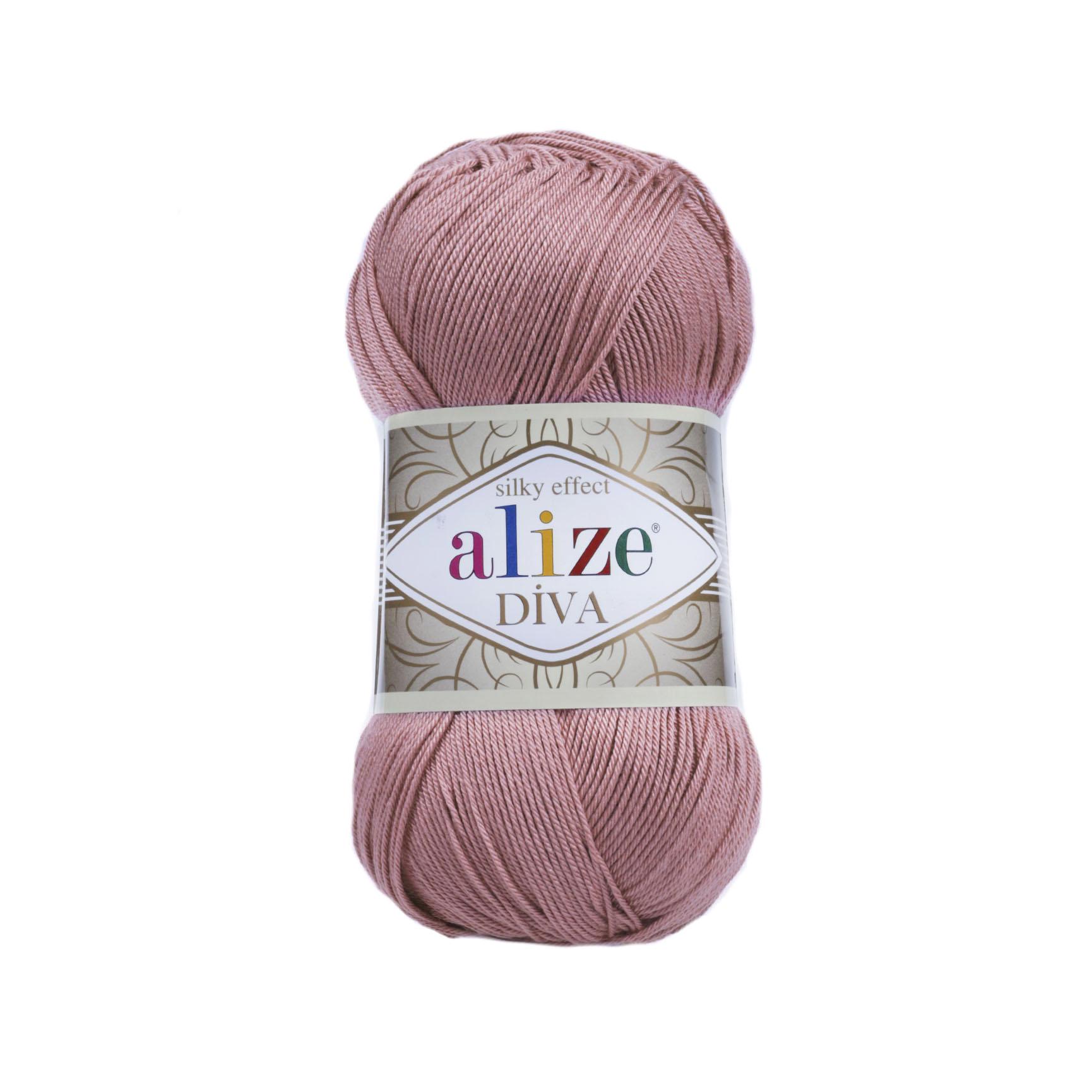Пряжа Alize Diva 354 суха троянда (7501)