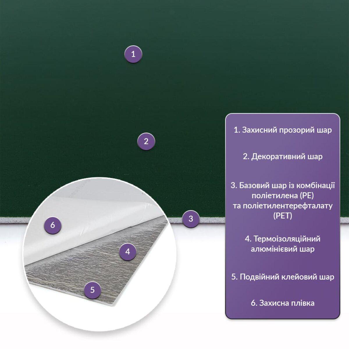 Плитка самоклеящаяся PET стеновая 600x300x2 мм (SW-00002243) - фото 2 Плитка самоклеящаяся PET стеновая 600x300x2 мм (SW-00002243) - фото 2