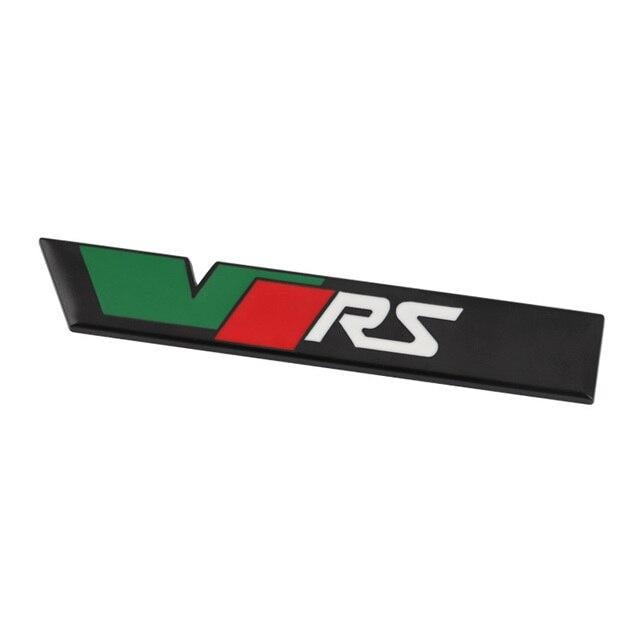 Эмблема VRS на крышку багажника Skoda Черный матовый (1819879070)