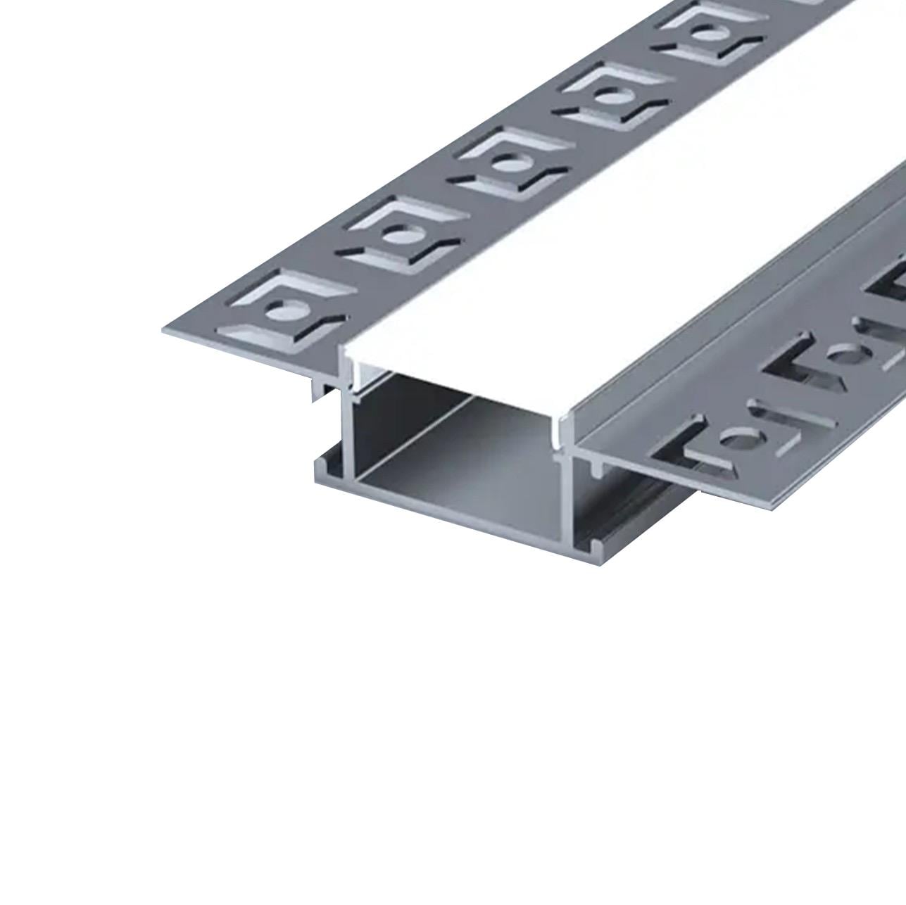 Профиль линейный LED LPS-21 с рассеивателем и тремя заглушками (24709606) Профиль линейный LED LPS-21 с рассеивателем и тремя заглушками (24709606)