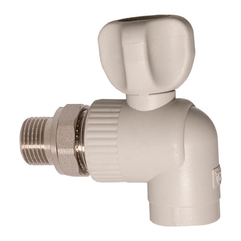 Кран для радіатора кутовий REIGER PP-R 20 без резинки (19663)