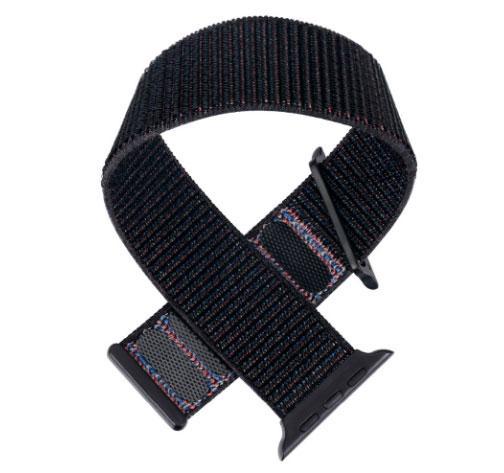 Нейлоновый ремешок Primo для Apple Watch 38 мм/40 мм Black (701793283) - фото 5 Нейлоновый ремешок Primo для Apple Watch 38 мм/40 мм Black (701793283) - фото 5