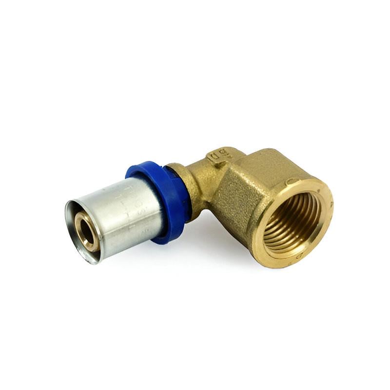 Колено пресс GENERAL FITTINGS 20 мм x 3/4" ВР (AKV-5S0022H052020T)