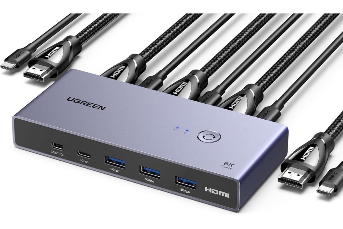Коммутатор HDMI UGREEN CM692 Black (25961)
