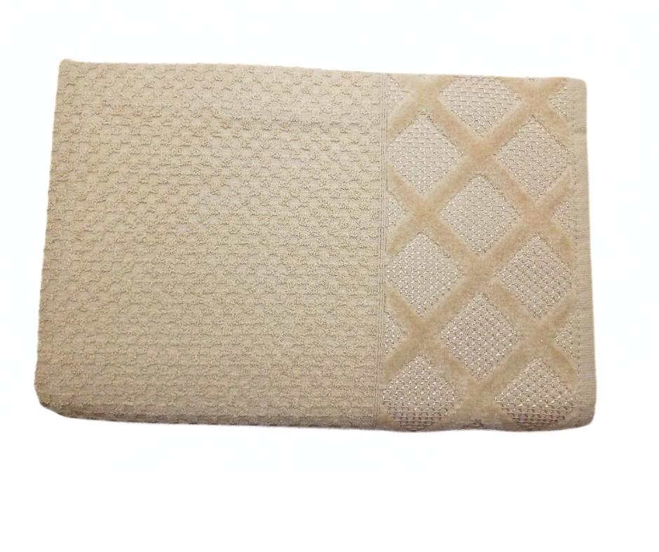 Рушник жакардовий Bulteks Mulia 50х90 см Бежевий (12668) - фото 1 Рушник жакардовий Bulteks Mulia 50х90 см Бежевий (12668) - фото 1
