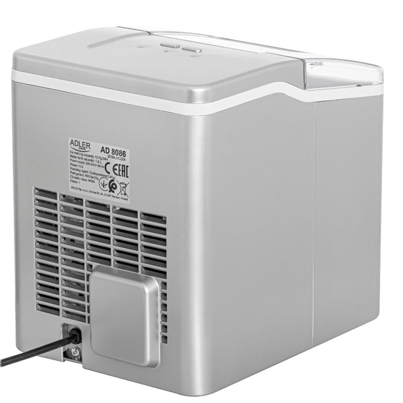 Льодогенератор Adler AD 8086 для дому та бару з холодильником 120 Вт 1,5 л 12 кг/24 години - фото 8
