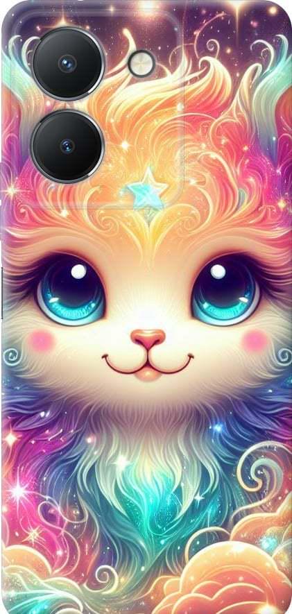 Чехол на Vivo Y36 4G Сказочный котенок (5813u-3418-42517)