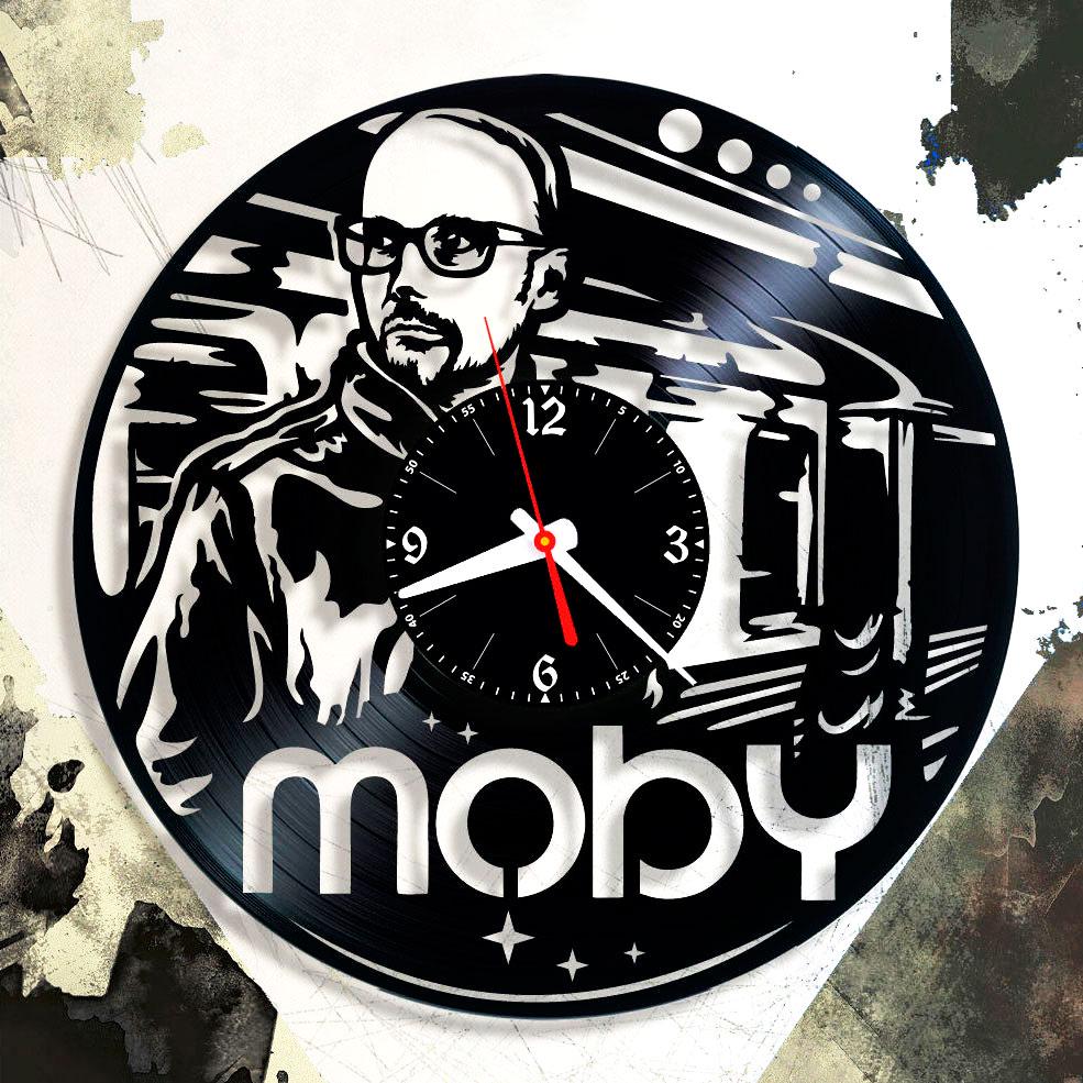 Часы настенные Moby 2106 из виниловой пластинки